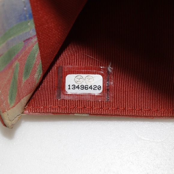 CHANEL Matelasse long wallet here mark floral lambskin pink flower - Picture 8 of 8